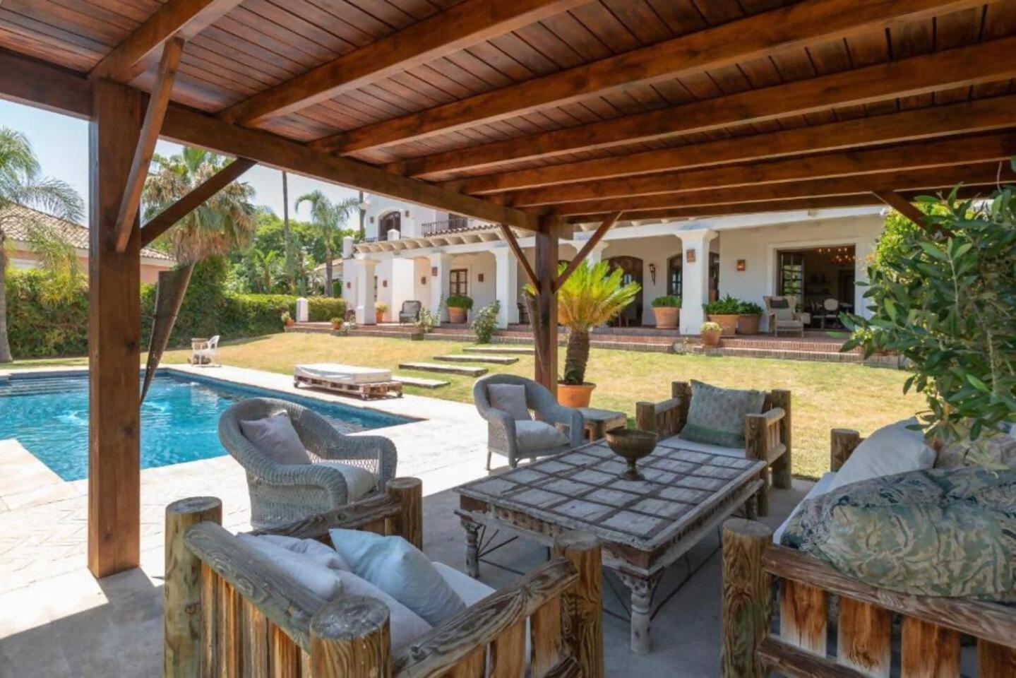 Villa Casa Sol Encantadora Villa Con Piscina Марбелья Экстерьер фото